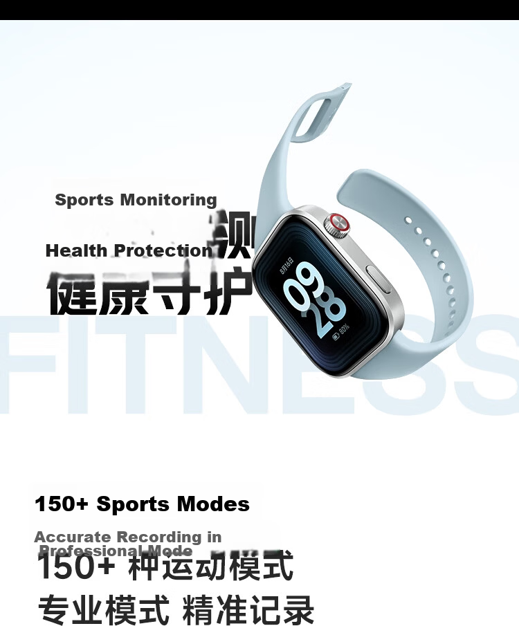 Xiaomi (MI) REDMI Watch 6 Moonlight Silver National Subsidy Surge OS 3 Heart Rate and Blood Oxygen Monitoring Bluetooth Calling Redmi Watch 6 Smartwatch Xiaomi Car 25