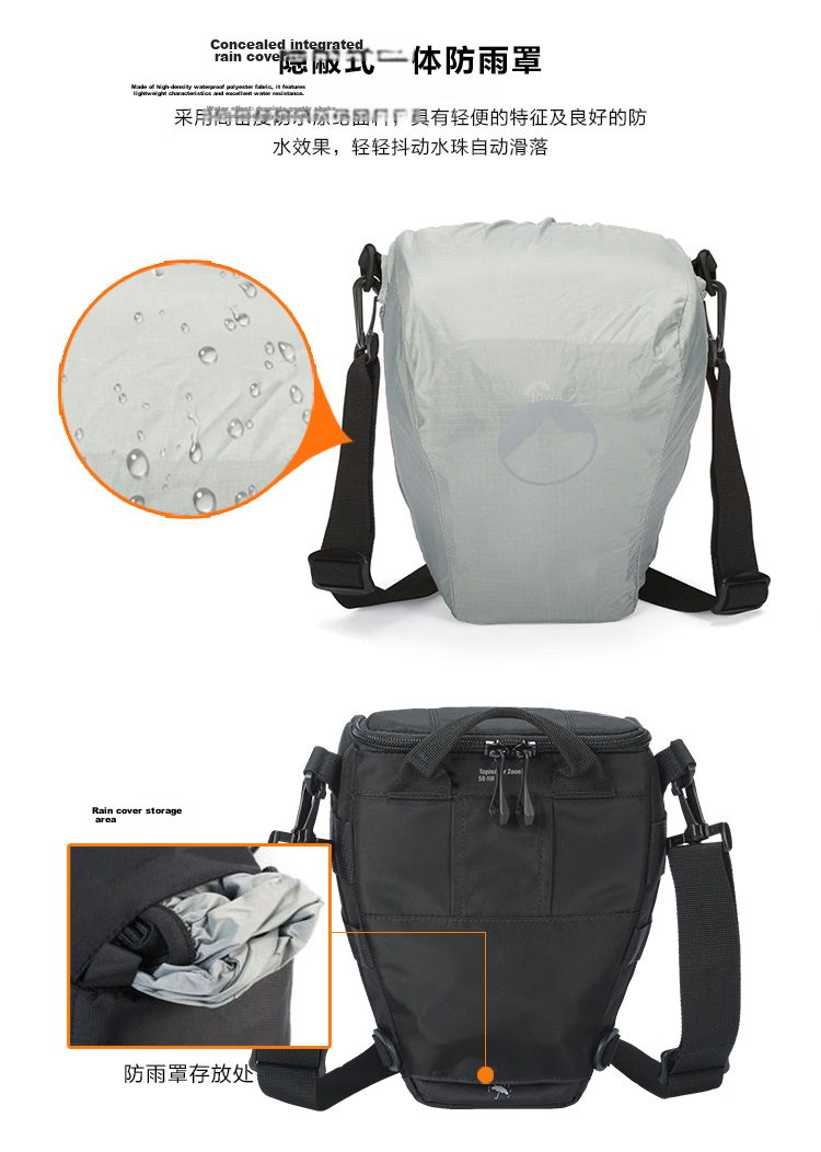 LOWEPRO Leshebao Format 160 Style DSLR And Mirrorless Camera Bag, Shoulder Photography Bag, Crossbody Travel Portable Photography Small Bag, Black LP36512-0WW 4