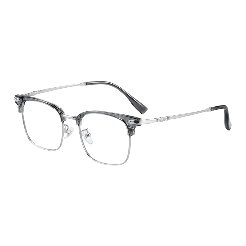 EYEPLAY Anti-Blue Light Radiation Myopia Eyebrow Frame Glasses, Lightweight Comfortable Computer Protective Eyewear, Prescription Available, Professional Glasses Fitting for Back to School