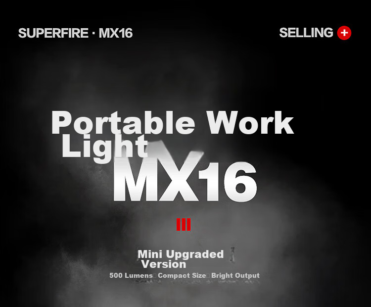 SupFire MX16 High-Power Flashlight Multi-Function Magnetic Keychain Rechargeable Work Light Auto Repair Mini Spotlight 1