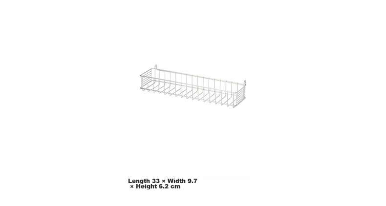 MUJI Stainless Steel Hanging Draining Rack Kitchen Sink Drainer 33x9.7x6.2cm 8