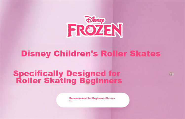 Disney Adjustable Kids Safety Easy-Learn Roller Skates Inline Ice Skates Pink Frozen Gift 1
