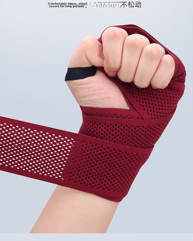 Jingpai Boxing Hand Wraps Men Sanda Protective Gear High Elastic Hand Wraps Muay Thai Fighting Hand Wraps Gray 5m 8