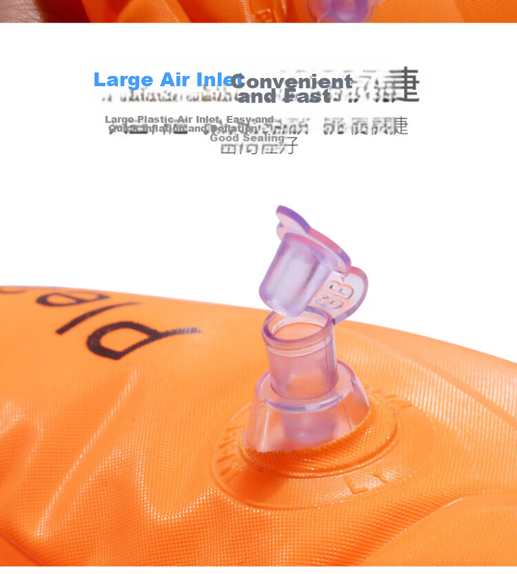 BWNK Swimming Arm Floaties Swimming Sleeves Swimming Float Ring Adult Children Swim Ring Swimming Gear Orange 7