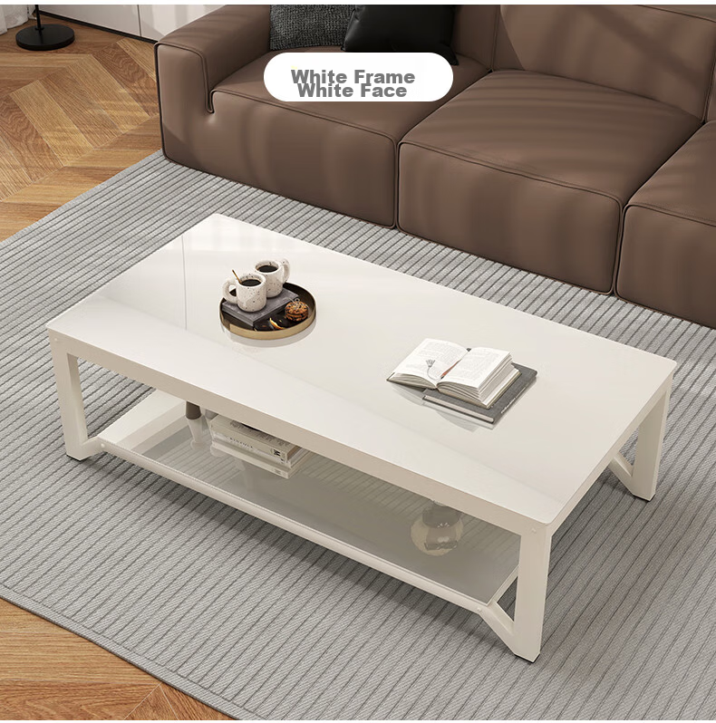 Fanshe Coffee Table, Living Room Coffee Table, Office Coffee Table, Home Living Room Glass Small Apartment Sofa Coffee Table, Modern And Simple 10
