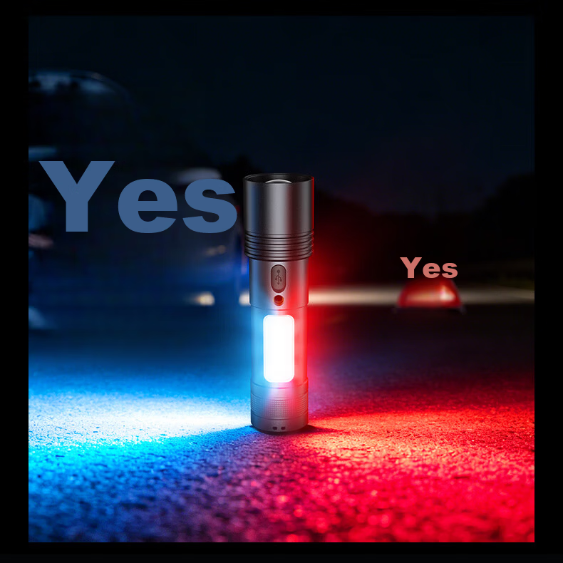 PHILIPS High Brightness Flashlight Portable Rechargeable Outdoor Emergency Light 26