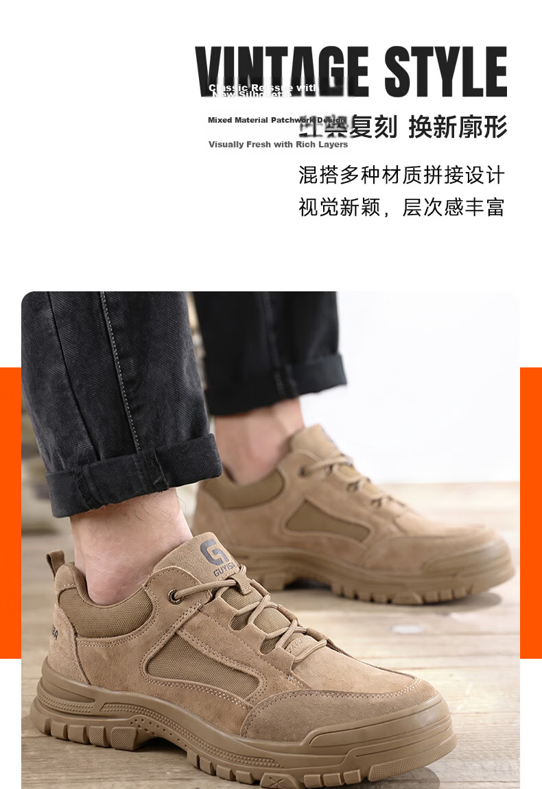 GUYISA Men's Safety Work Shoes Electrician Insulated 10KV Anti-Smash Anti-Puncture Lightweight Comfortable 3115LKVT Size 39 15
