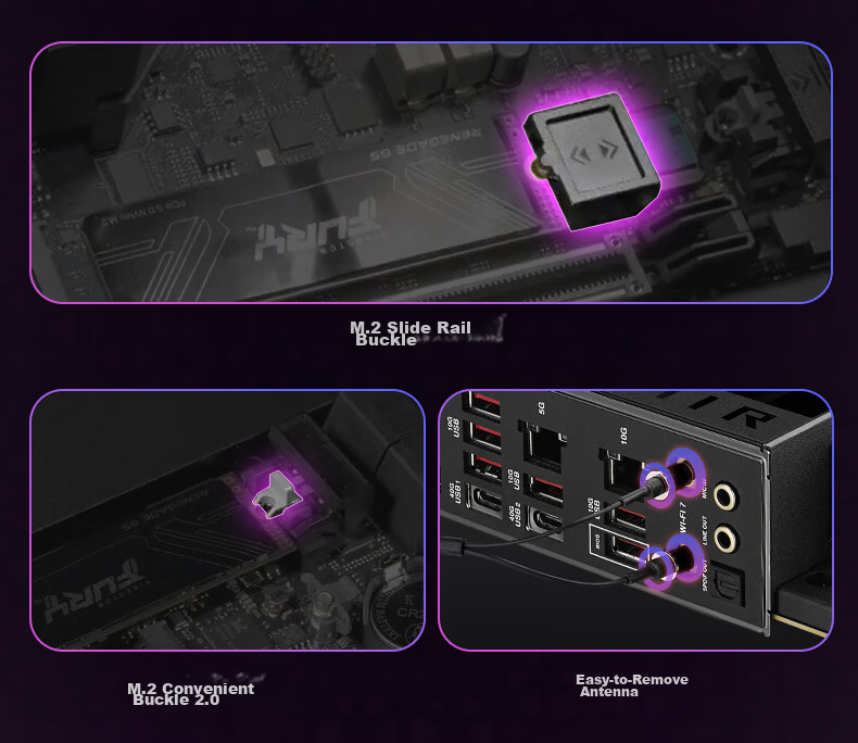 ROG STRIX X870-I GAMING WIFI Motherboard Supports CPU 9850X3D/9950X3D/9800X3D (AMD X870/socket AM5) 19