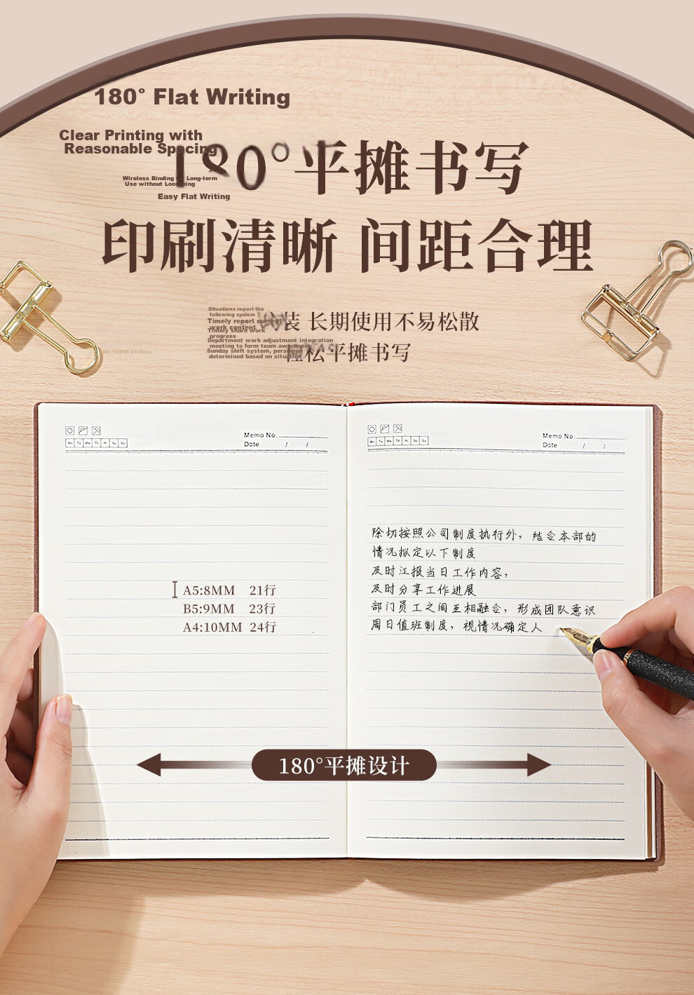 Jiaranheng Business Notebook High-Quality A5 Vintage Sheepskin Leather Journal Diary Softcover Office Stationery Meeting Notes Black 11