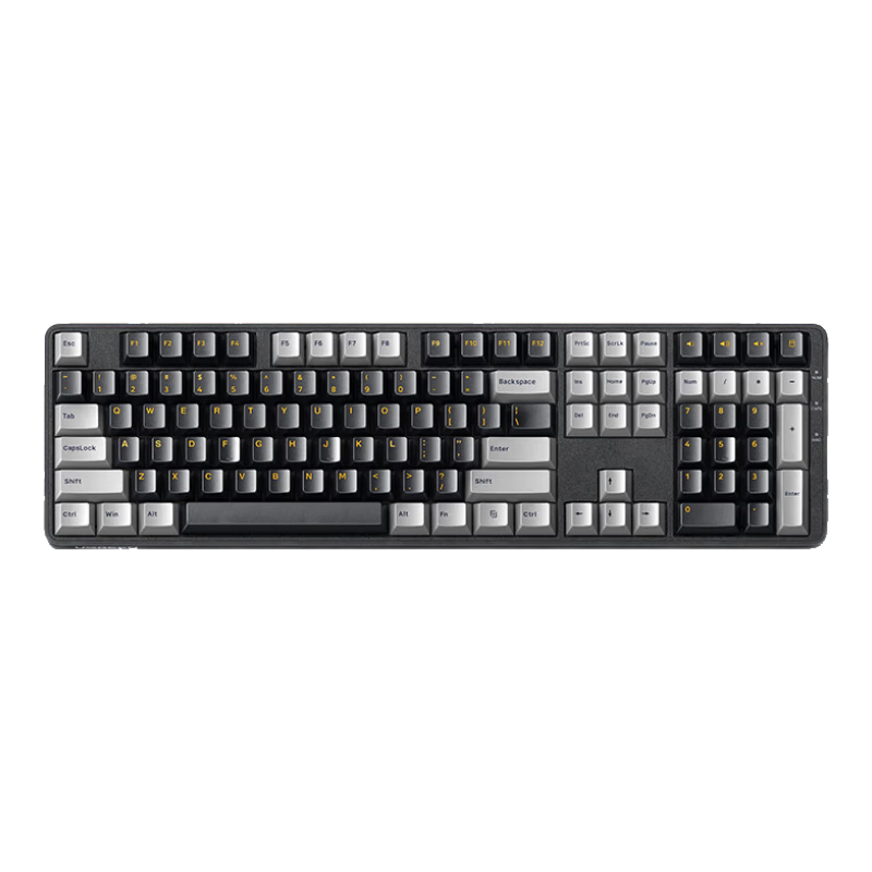 UGREEN KU103 Wired Backlit Mechanical Keyboard Silent Red Switch 108-Key Full Size Anti-Ghosting PBT Keycaps for Gaming and Office Use