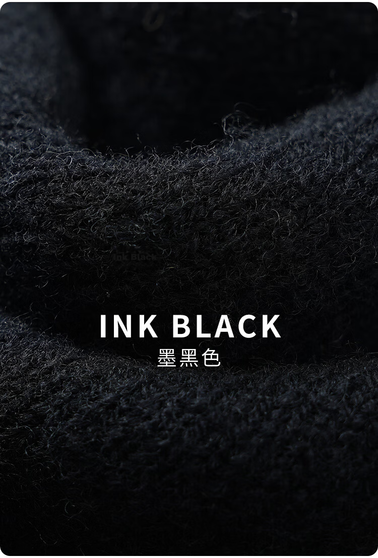 JIUMU Pure Wool Hat Autumn Winter Men's Thickened Warm Knitted Beanie Wool Knit Cap Cold Weather Winter Hat Thermal Hat 12