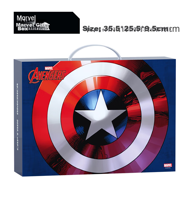 Disney Backpack Primary School Students Grades 3-6 Stationery Set Marvel Gift Box Birthday Present Study Kit 22