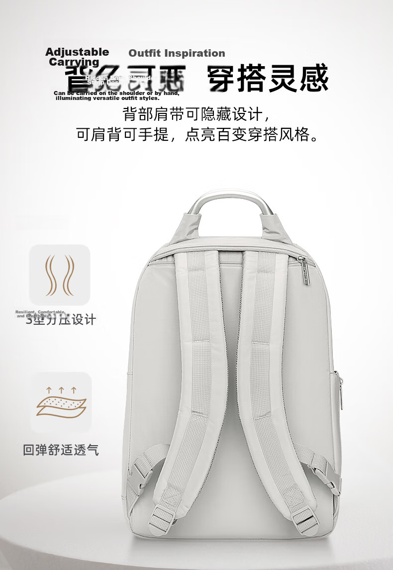 Samsonite Women's 13-inch Laptop Backpack Commuter Small Travel Casual School Bag Birthday Gift 4