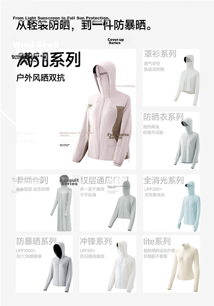 Beneunder Quick-Dry Windproof Mountain Series Jacket for Women, UV Protection Sun Protection Clothing, New Style Light Green L 4