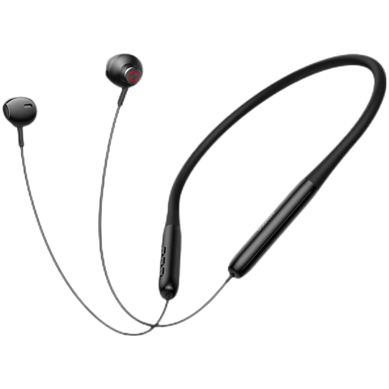 Baseus P1 Upgraded Neckband Bluetooth Earphones Sports Wireless Noise-Cancelling Earbuds Long Battery Life for Running Compatible with Apple Huawei Vivo Honor OPPO Phones