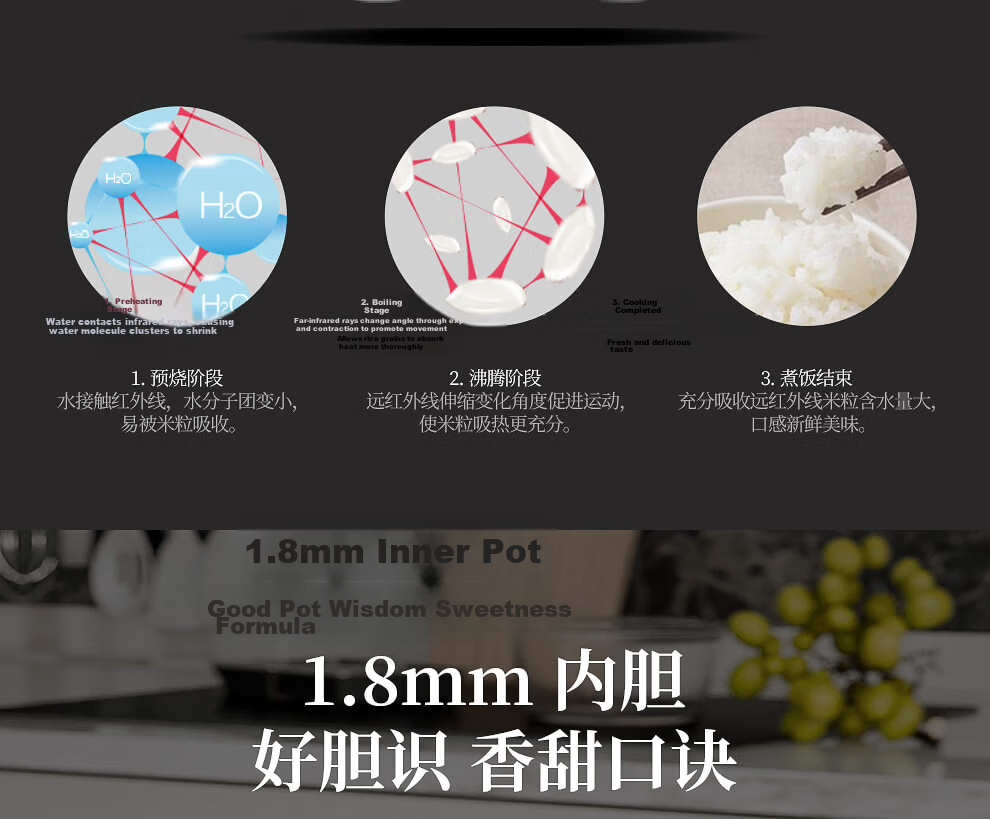 TIGER Rice Cooker, Multifunctional Smart Microcomputer, Programmable Timer Rice Cooker, Non-Stick Home Rice Cooker for 3-4 People, 4L JAX-C15C 17