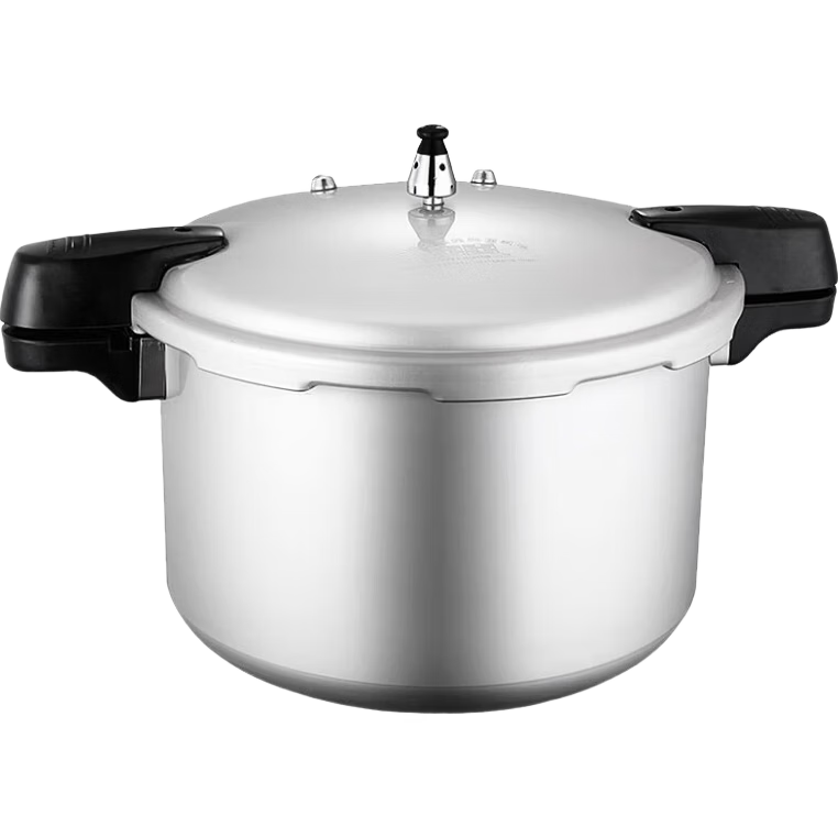 Double Happiness Commercial High-Pressure Cooker Large Capacity Gas and Induction Cooker Compatible Explosion-Proof Household Double-Handle Pressure Cooker 28CM/11L