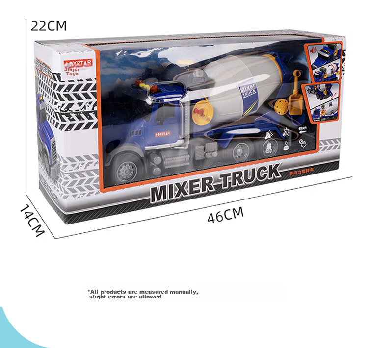 XST Children's Toy Car, Large Alloy Sanitation Garbage Truck, Boys' Realistic City Cleaning Inertia Car, Birthday Gift 10