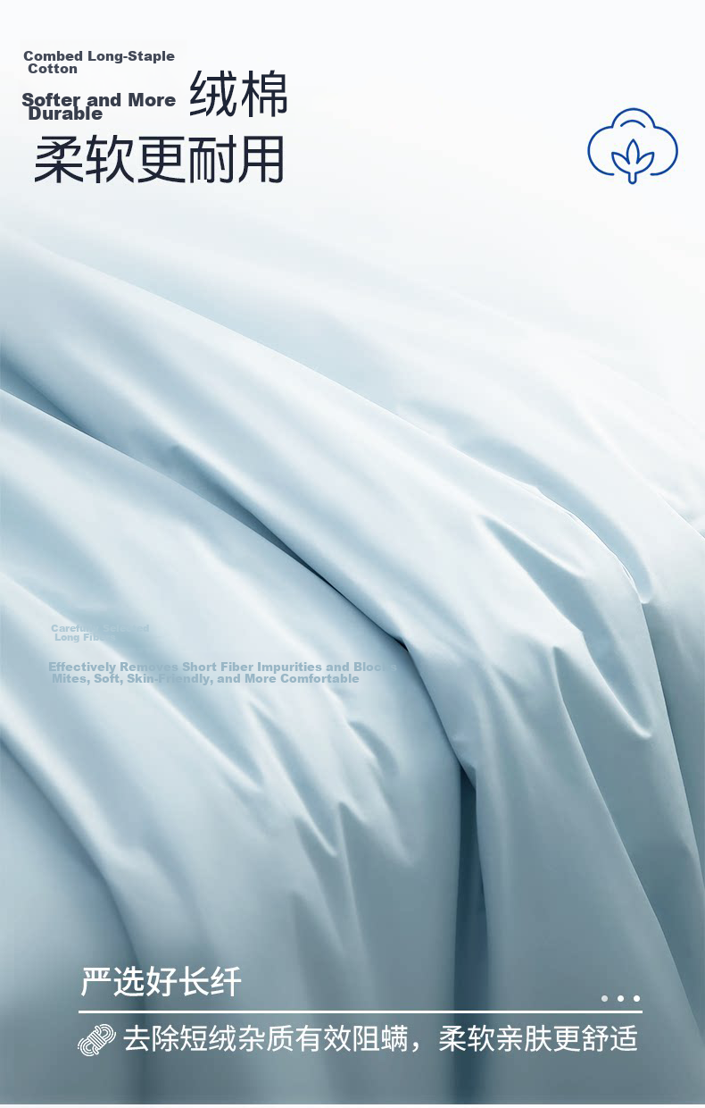Anmino Anti-Mite Mattress Protector Semi-Fitted Allergy-Resistant Bedding 5