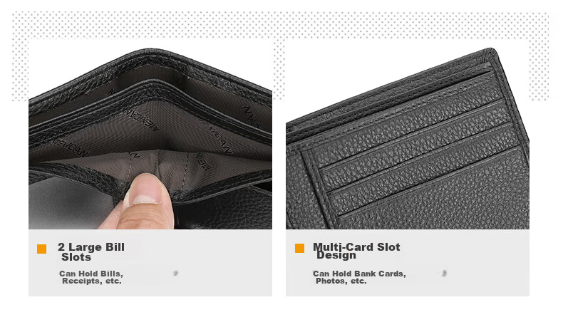 MEXICAN Genuine Top-Grain Leather Short Wallet for Men, High-Quality Gift Box Birthday Present for Boyfriend Or Father 10