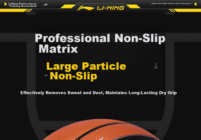 Li-Ning Basketball for Adults, Professional Competition Basketball for Teenagers Aged 12-18, Outdoor Basketball Training for Middle School Entrance Exam, Gift for Boys 8