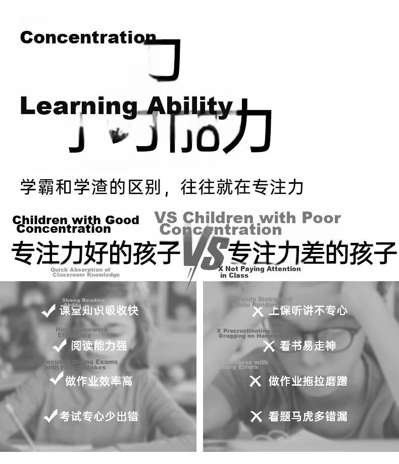 Bainshi Schulte Grid Focus and Memory Training Tool Toy for Boys and Girls Primary School Students Birthday Gift 4