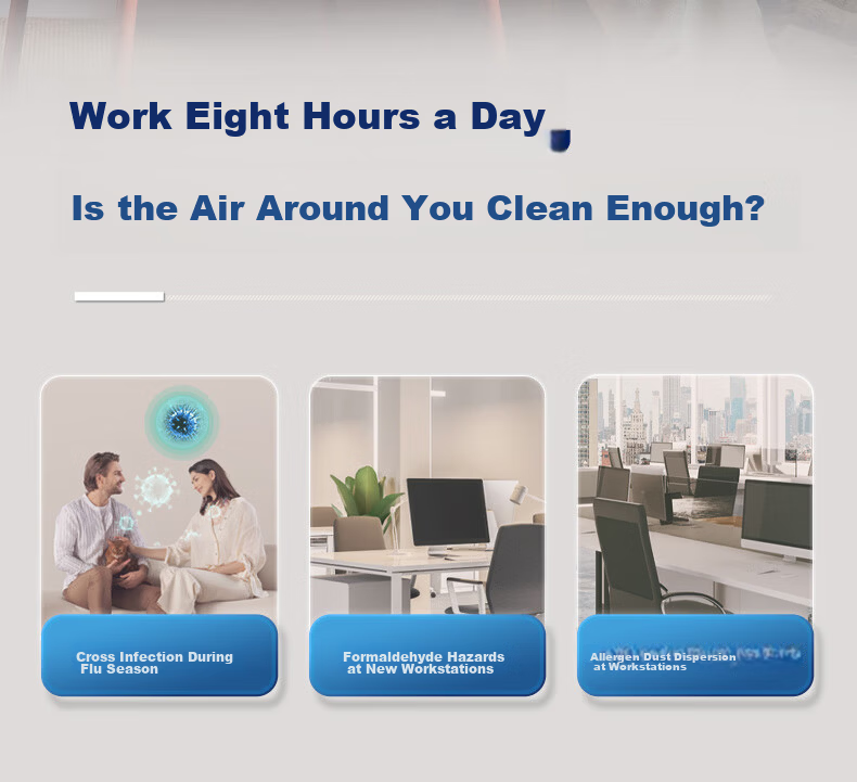 Blueair Air Purifier Formaldehyde Removal Haze Allergen Odor PM2.5 Desktop Bedroom Air Cleaner BlueJoy Mini 3