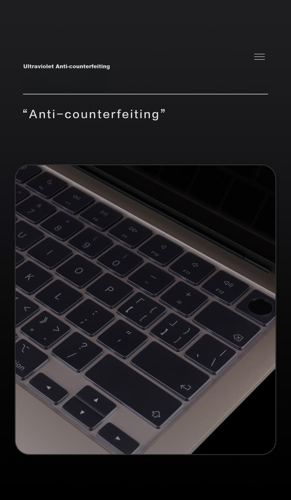 Jichuan Apple MacBook Pro 16-Inch Keyboard Cover for 2019 Model, Laptop Keyboard Protector, Touch Bar Full Coverage TPU Ultra-Thin Dust Cover 9