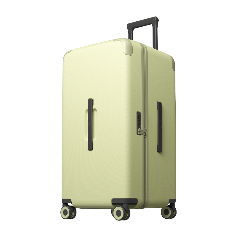 Mi Home Xiaomi 26-inch Large Capacity Suitcase with Trolley, 360-Degree Spinner Wheels, Password Lock, Avocado Green, Travel Luggage for Men and Women