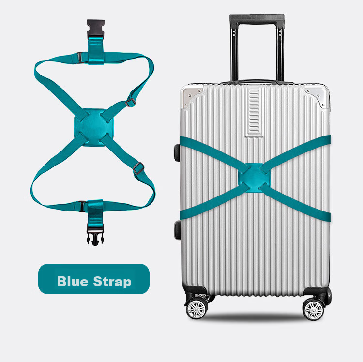 Xinqin Packing Strap, Cross Strap with Combination Lock, Luggage Tie-Downs, Suitcase Straps for Travel, Cargo Bundling Straps 13