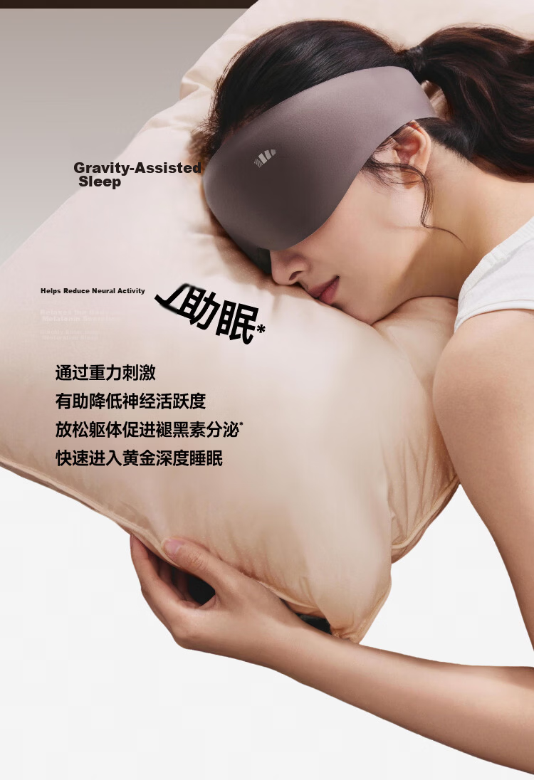 Beneunder Eye Mask Upgrade 2.0 Sleep Light Blocking Unisex Travel Business Fatigue Relief Gravity Massage Eye Mask LC613 4