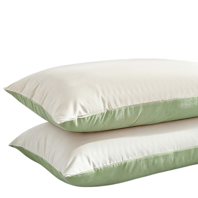 CROWN Pillowcase 48x74cm Pair Breathable Simple Pillow Cover for Home Single Student Dormitory