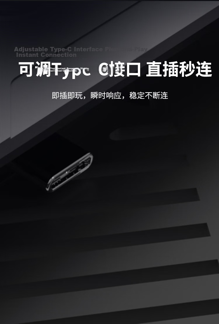 Lenovo Legion Y700 5th Gen Tablet Custom Gaming Controller G9 2026 Wired Direct Connection Ultra-Low Latency Linear Trigger Carbon Crystal Gray 12