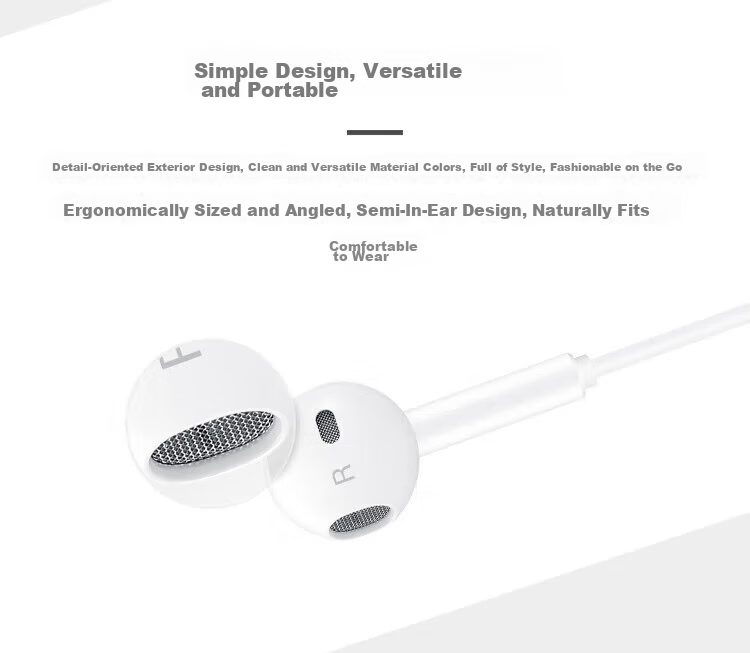 Huawei Original Type-C Wired Earphones for Mate70 Pro Mate60 Pro P60 P50 P40 P30 Nova 9 10 1180 90 100 Compatible with Apple 15 with Storage Bag 15