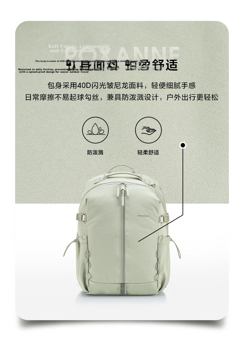 Xinxiuli Urban Ladies Backpack, 16-Inch Laptop Bag, NT0 Black, Birthday Gift for Girlfriend 7