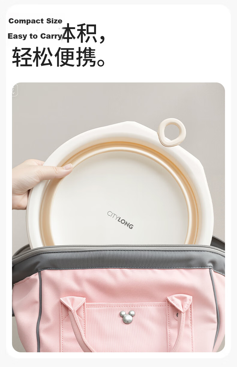 Xitianlong Foldable Basin Travel Portable 38cm Face Basin Hanging Kitchen Bathroom Collapsible Water Basin 1 Piece 9