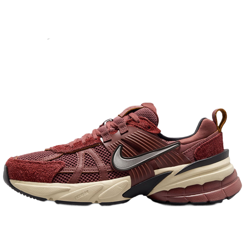 NIKE Women's Retro Shock Absorption V2K RUN Sports Casual Shoes FN6703-201 Red Brown Size 38