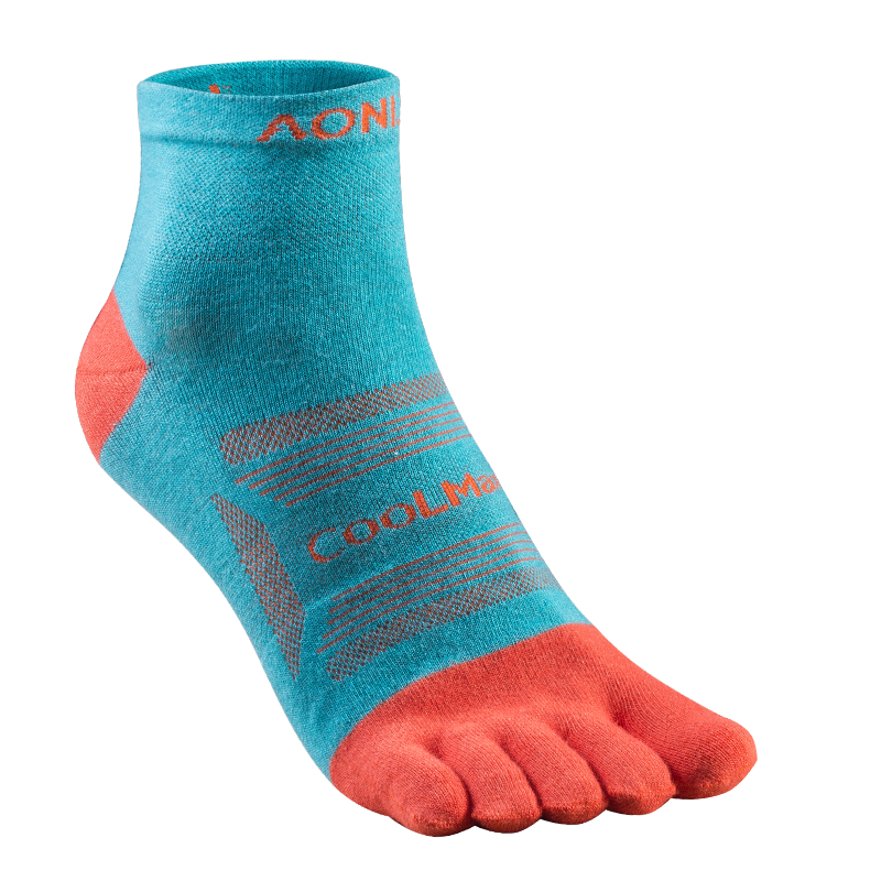 AONIJIE Running Five-Toe Socks Sports Socks for Men and Women Marathon Gear Fitness Cycling Basketball Socks Sweat-Absorbing Quick-Dry Casual Socks