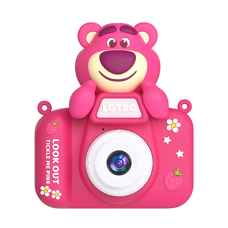 Disney Kids Digital Camera Mini Camera for Students Travel Touch Screen Minnie Pink Toy Birthday Gift for Boys and Girls Touchscreen Version