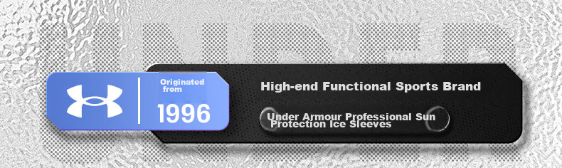 Under Armour Cycling Ice Sleeves Unisex UV Protection Ice Silk Summer Arm Sleeves Cooling Arm Guards for Driving and Fishing 1