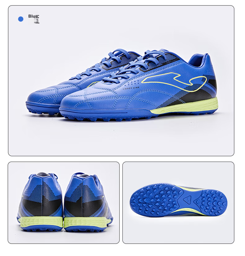 JOMA Men's TF Soccer Shoes Blue Size 45 Non-Slip Wear-Resistant Breathable Professional Match-Level Football Training Shoes 14