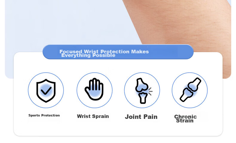 Li-Ning Wrist Guard, TFCC Sprain Prevention Sleeve, Sports Brace for Men, Badminton And Tennis, Compression Support for Wrist Strain And Joint Injury 4