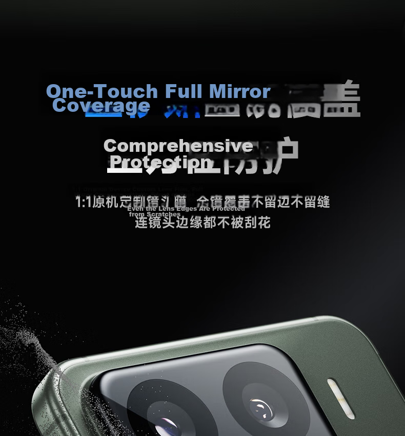 Benks High-Definition Corning Lens Protector for Xiaomi 15 Ultra, Anti-Scratch Anti-Glare Anti-Fingerprint Protective Film for Xiaomi 15 Ultra Rear Camera 3