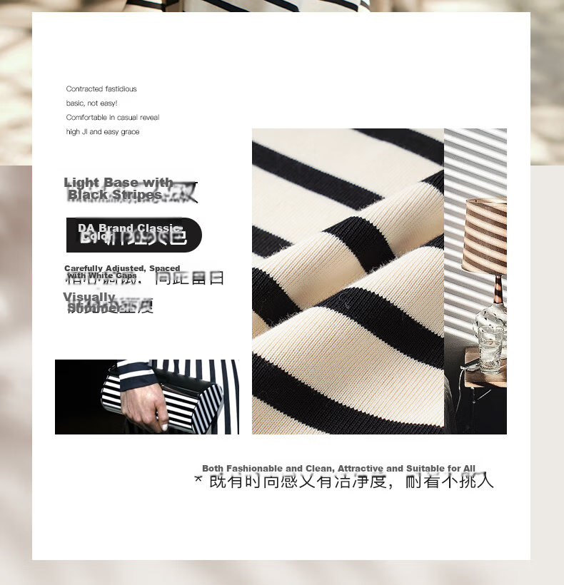 Olrain Slim Fit Striped Dress Summer Women's POLO Collar Knit Dress Striped L 10