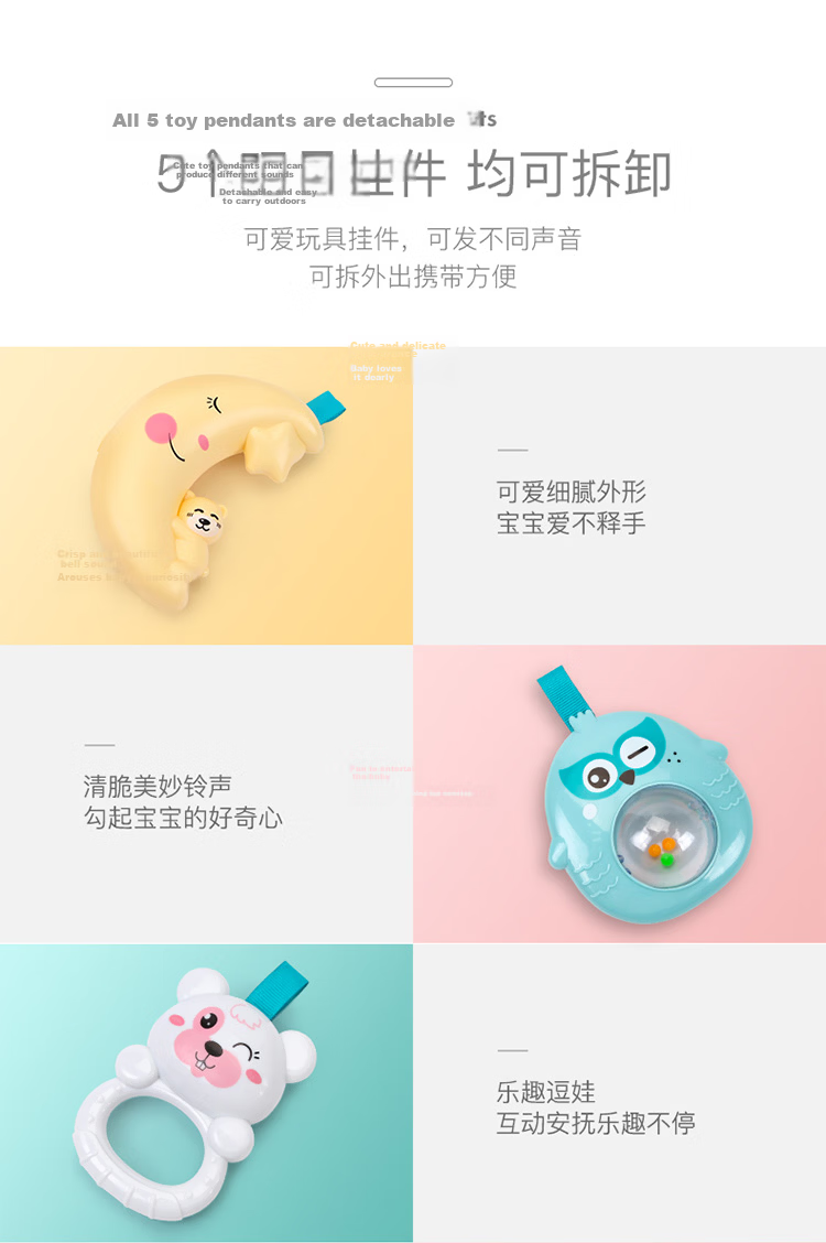 Beienshi Baby Gym with Foot Piano, Gift Box for 0-1 Year Old Newborns, Musical Toy G104 Remote Control Versio 12