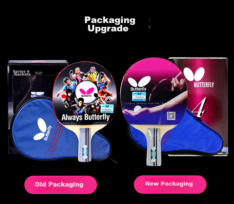 Butterfly 4-Star Table Tennis Paddle Penhold Style [Inverted + Pips-Out] Professional 403 Penhold Paddle Single with Paddle Case 13