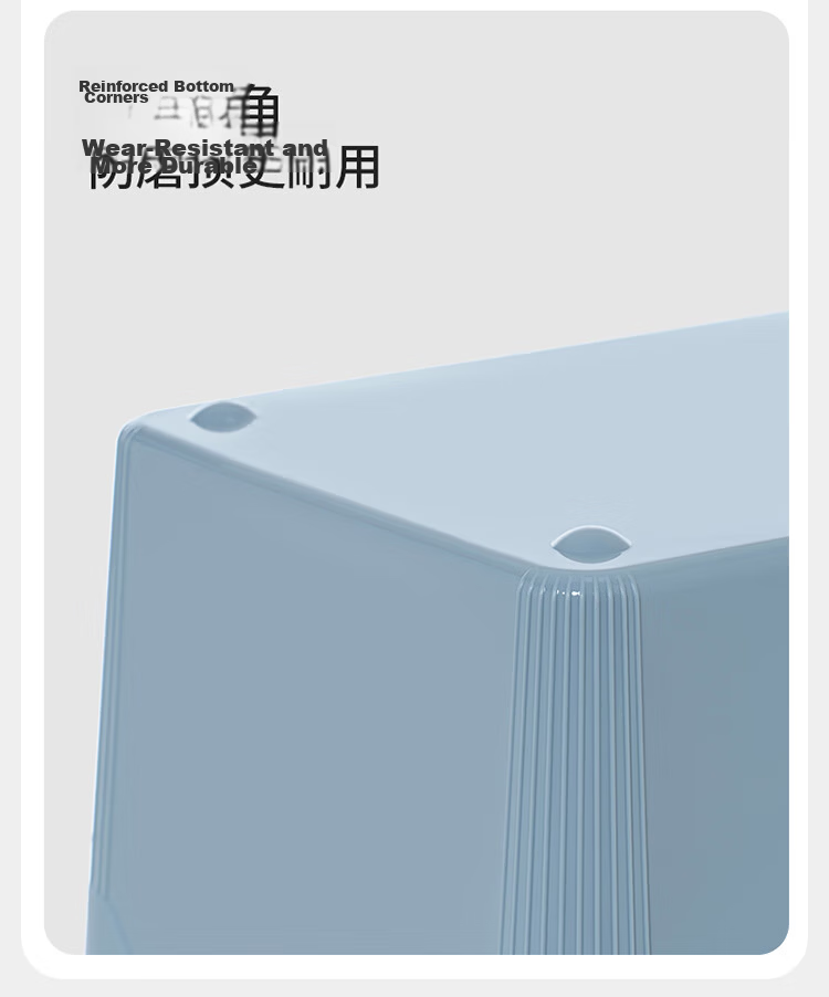 Xitianlong Thickened Large Plastic Clothes Storage Box 41L Single Pack No Wheels for Snacks Toys Car Organization 15