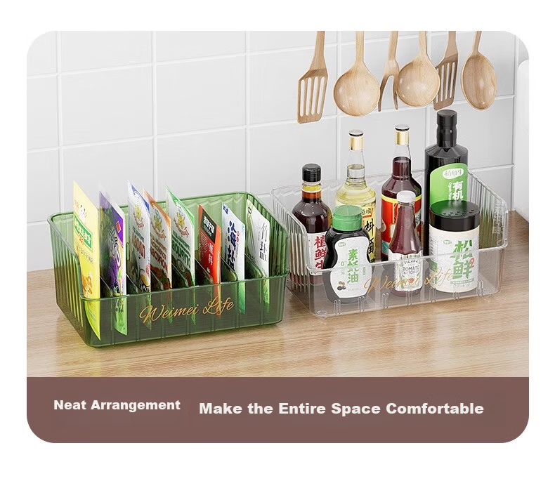 Jiadu Multi-Functional Spice Storage Box with Compartments, Bagged Multi-Grid Integrated Seasoning Jar Kitchen Organizer Rack 7