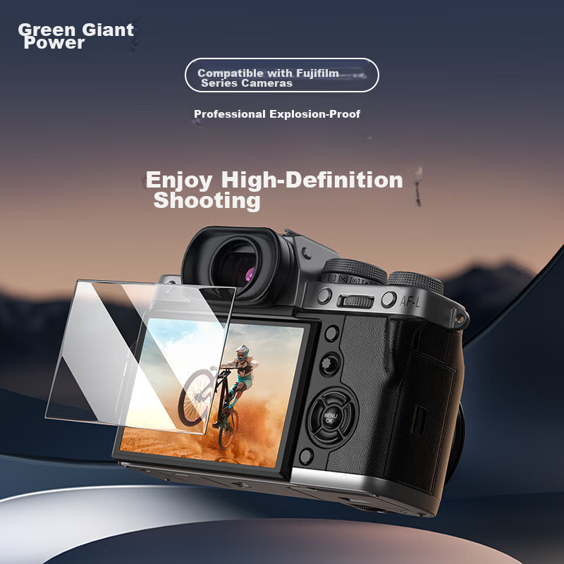 Llano Tempered Glass Screen Protector for Fujifilm X-S20 X-T50 Camera, High-Definition Scratch-Resistant Protective Film, Single Pack