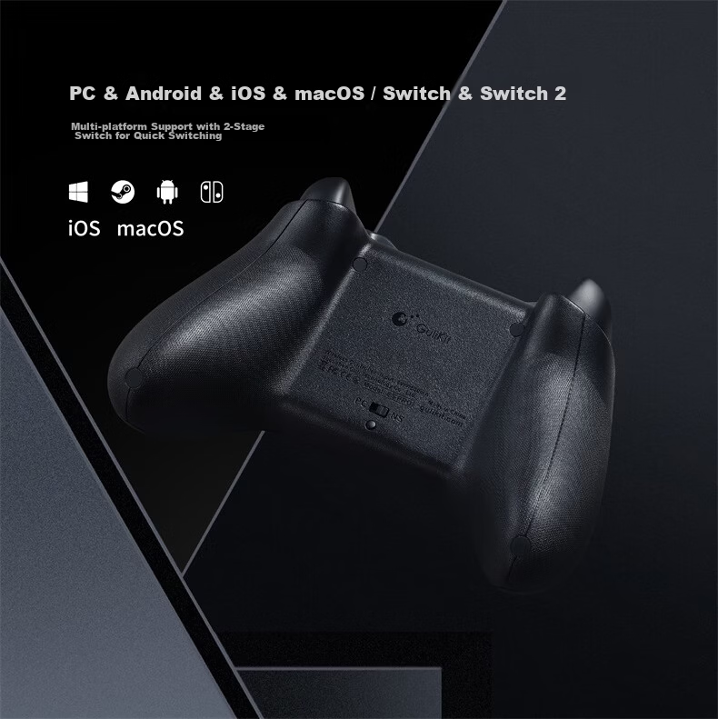 GuliKit Guli ES Pro Wireless Gaming Controller for Switch 2 with One-Key Wake-up, Compatible with Android, Apple, PC, Steam, TMR Joystick, Linear Type, Xbox Horizon 6 12